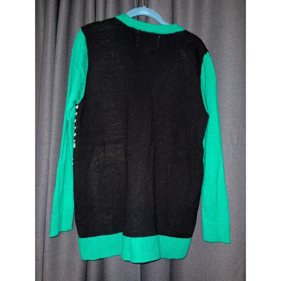 Ugly Christmas Sweater Cardigan Xmas Size Small - Picture 3 of 3